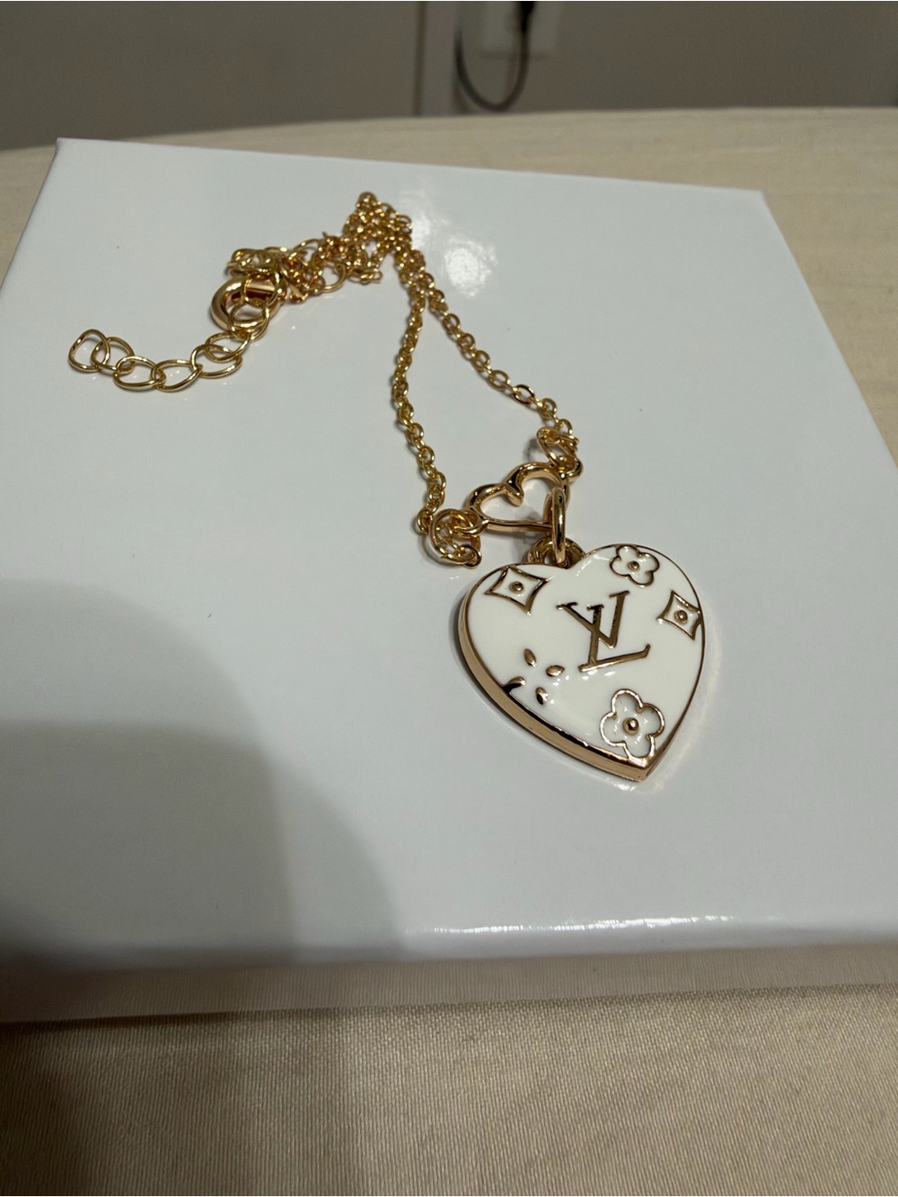 Upcycled LV bracelet
